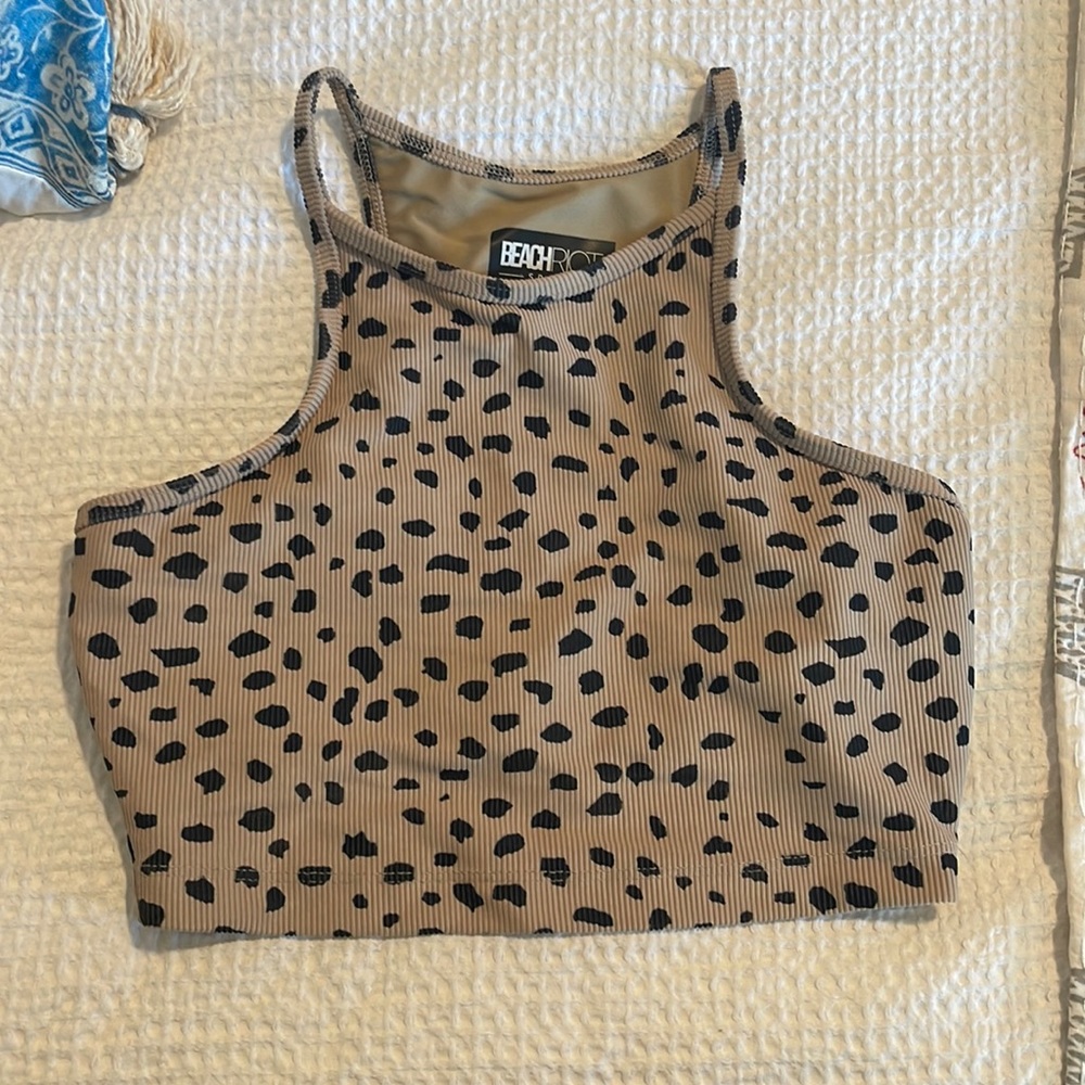 Beach Riot Crop Tank Sports Bra Anna Tank